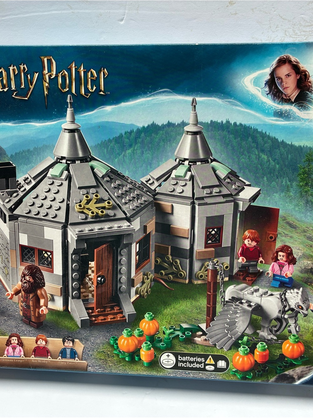 Lego Harry Potter Gray and Green Hagrid's Hut with Pumpkin Patch